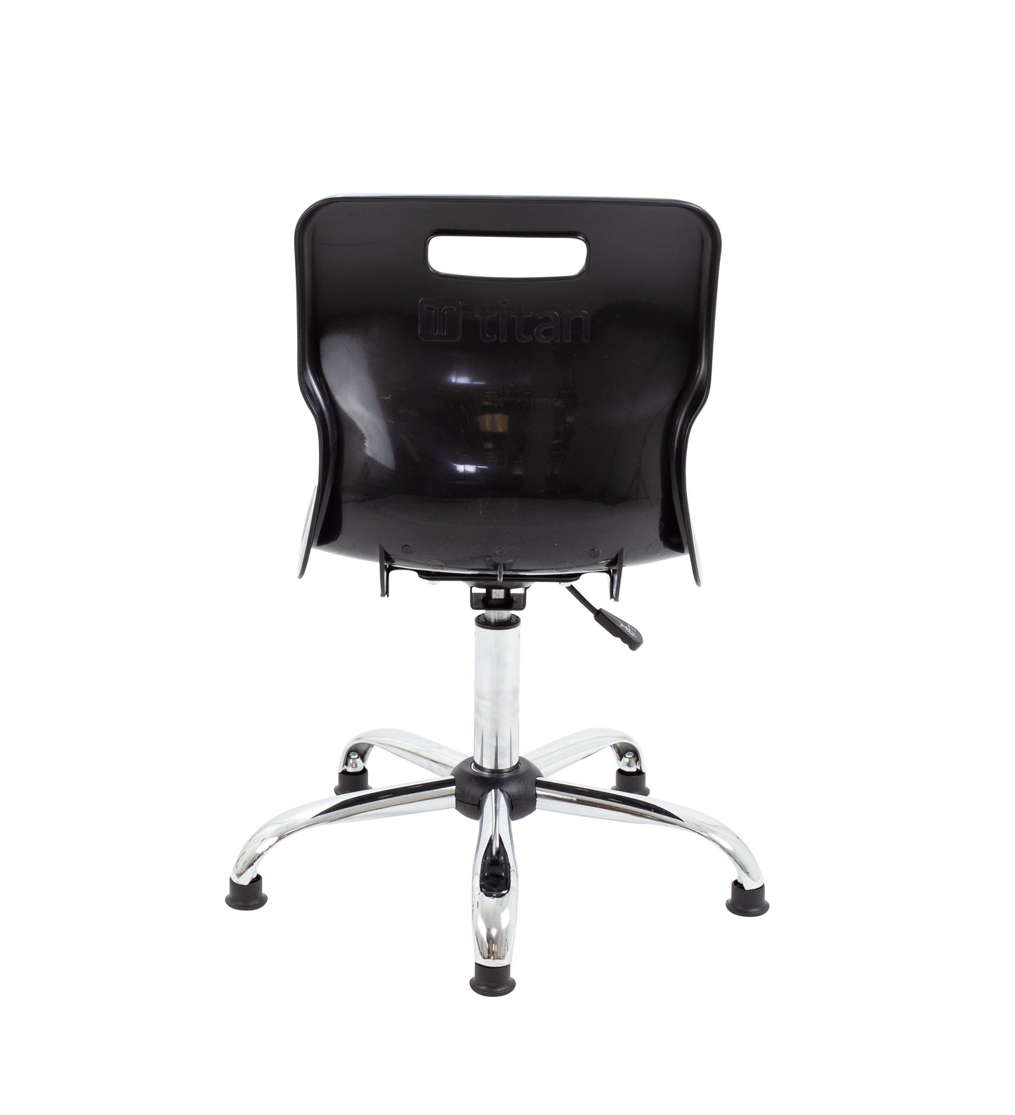 Titan Swivel Senior Chair with Chrome Base and Glides