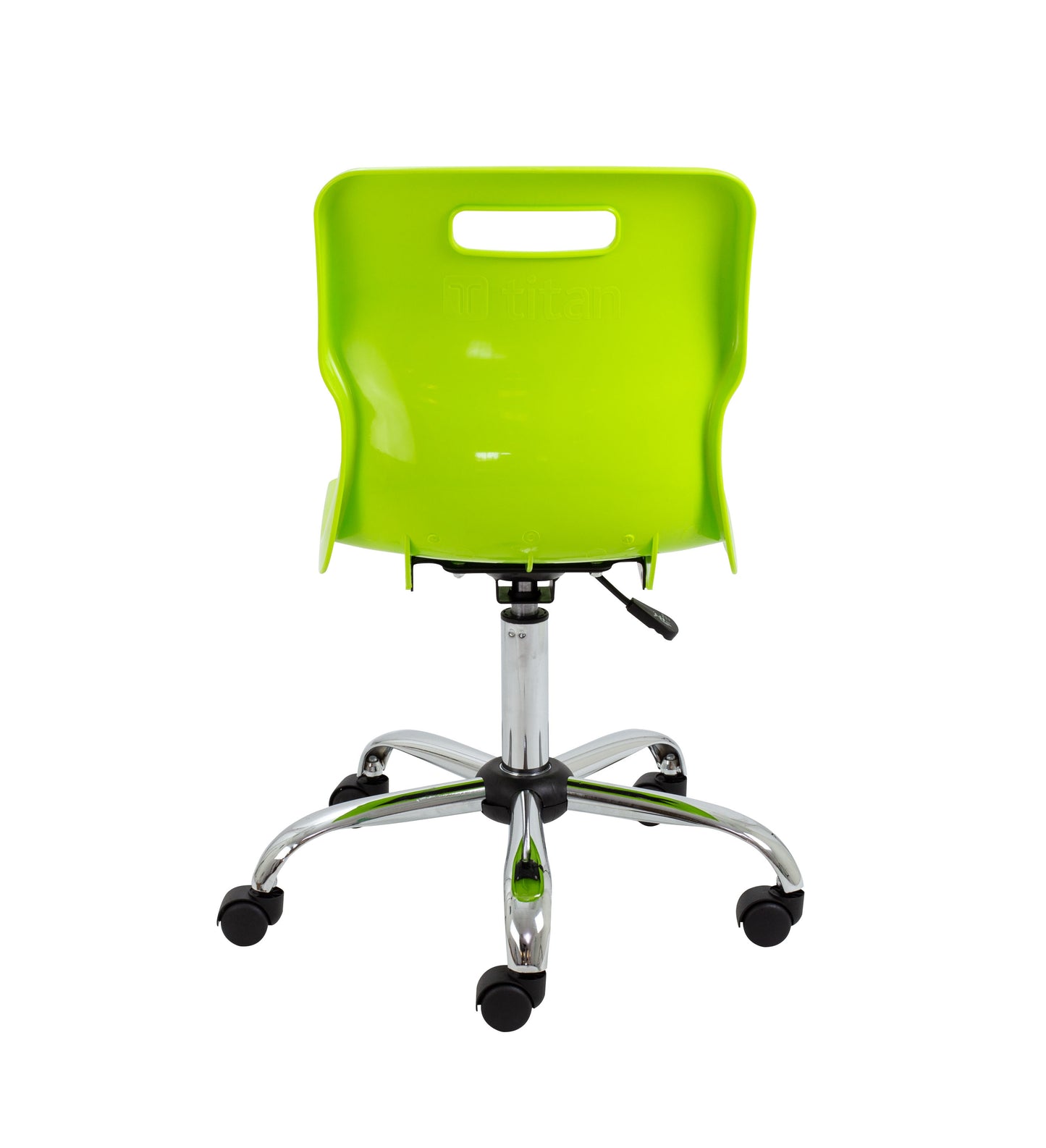 Titan Swivel Senior Chair with Chrome Base and Castors
