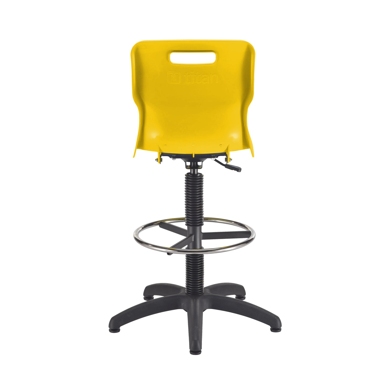 Titan Swivel Senior Chair with Chrome Base, Castors and D-Kit