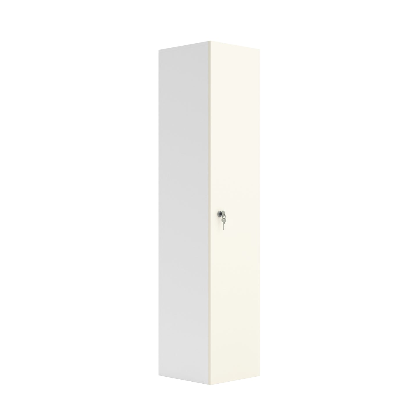 Wooden Locker|1 Door|350x400x1900|White