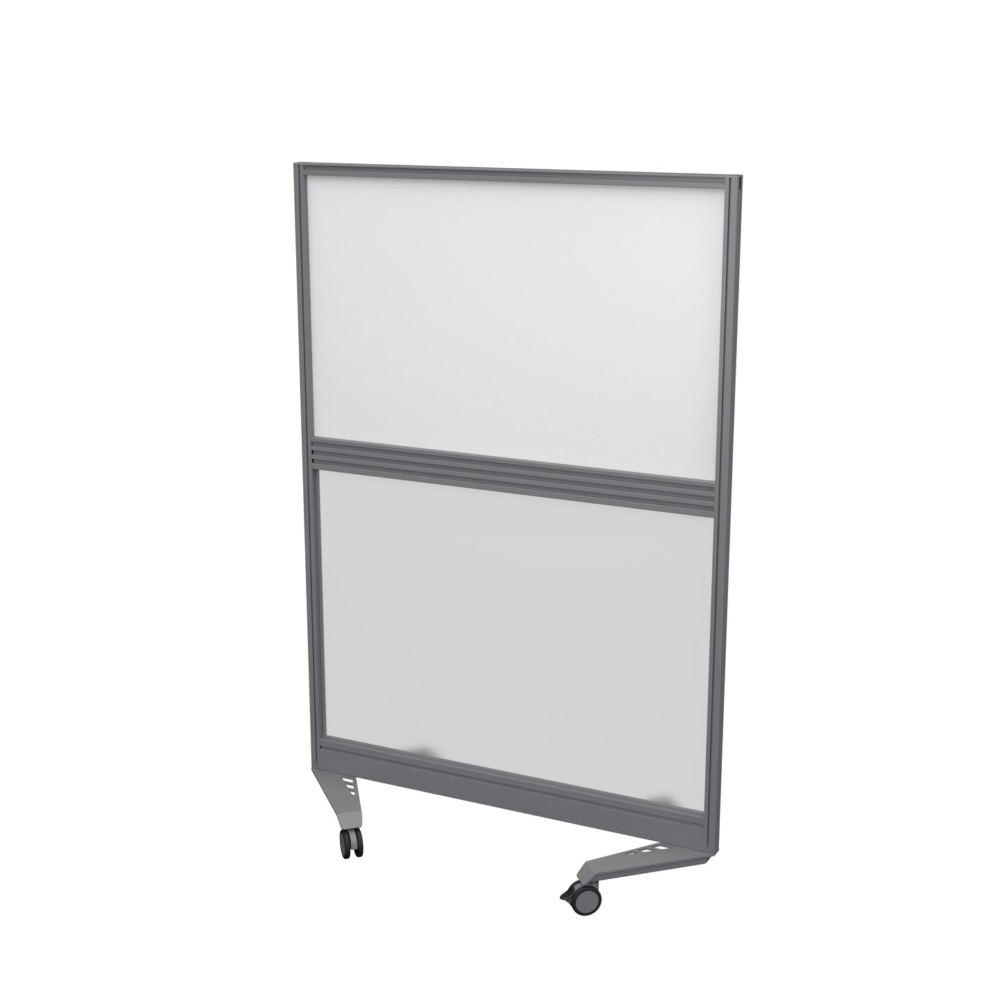 Mobile Type 4 Fully Glazed Screen|Silver Frame|800x1800|Band 1