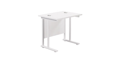 Aztec|Twin Upright|Rectangular|Desk|800x600|White-White
