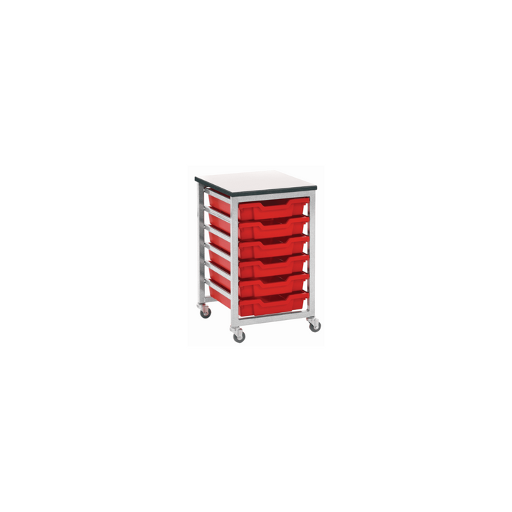 Metalliform Mobile 8000 Single 6 Tray Storage Unit