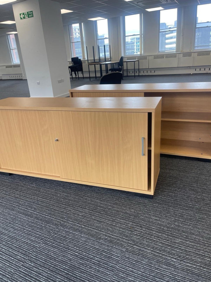 1.6m Wide Sliding Door Shelf Cupboards/ Storage Units - Can Deliver