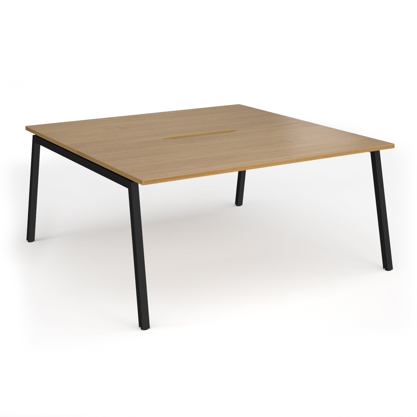 Connex Plus Angled Frame back to back desks 1600mm deep - ACO1616-K-O