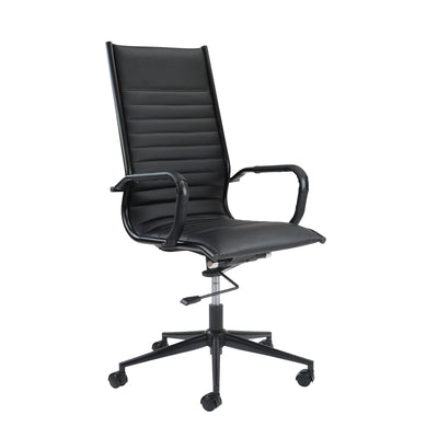 Bari high back executive chair black frame - BARI300T1-K