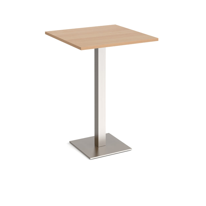 Brescia square poseur table with flat square base