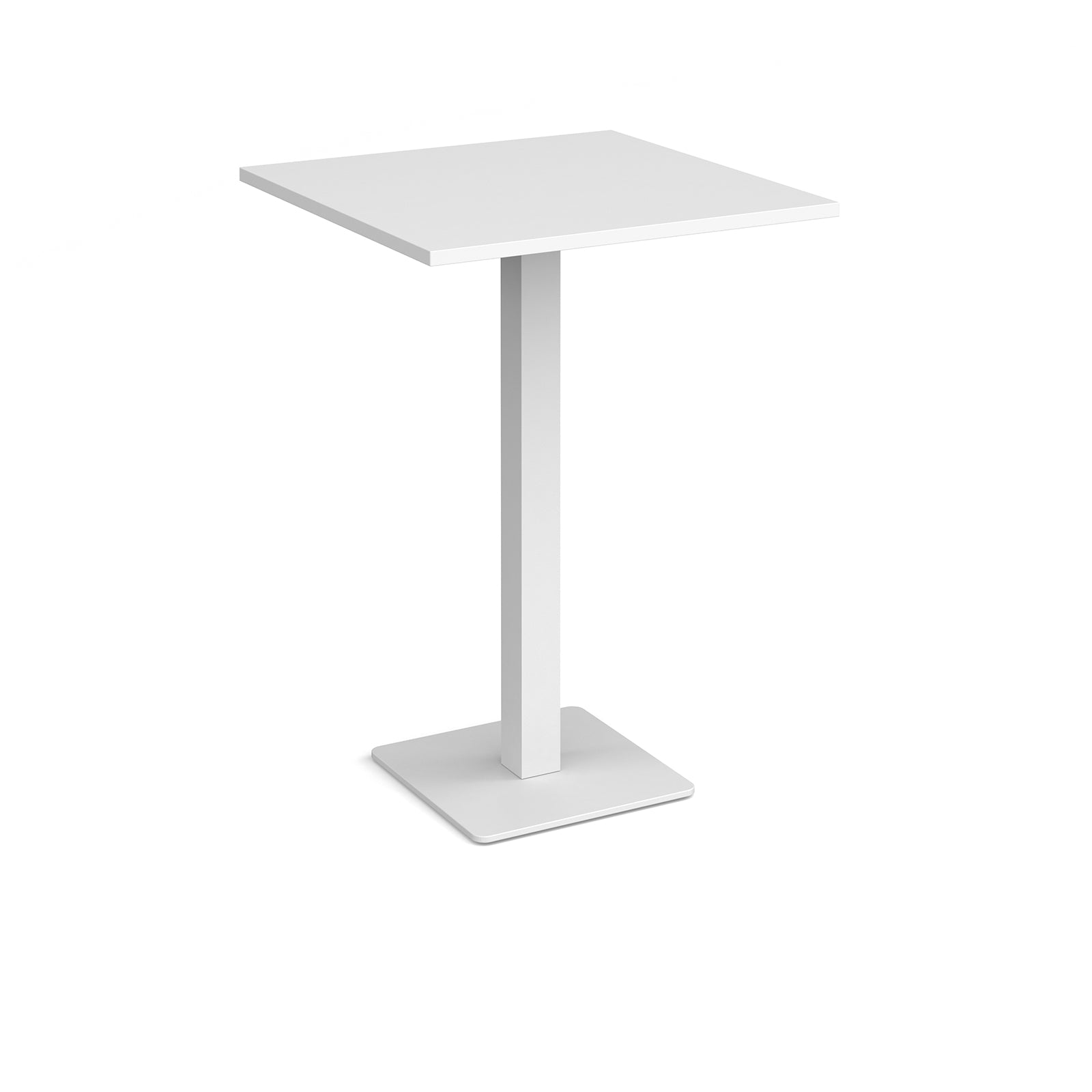 Brescia square poseur table with flat square base
