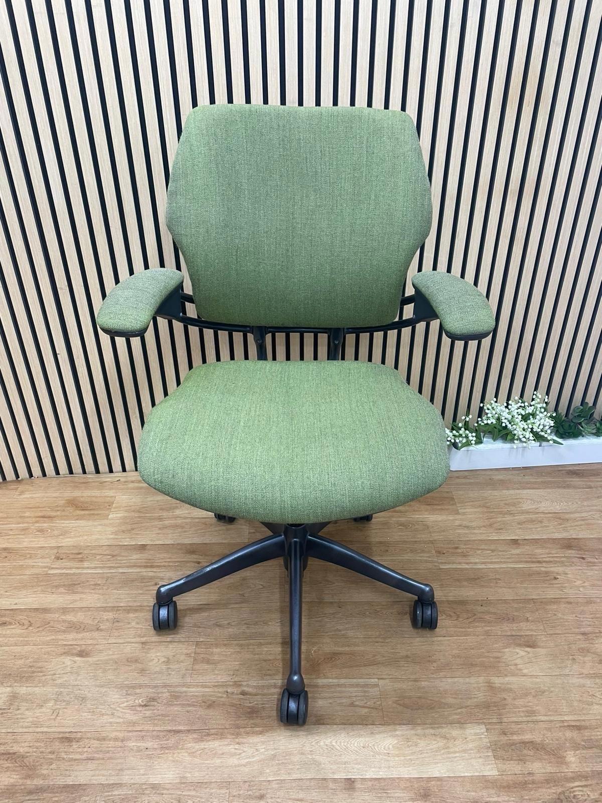 Humanscale Freedom Executive Office Chair In Green Fabric - UK DELIVERY