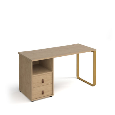 Cairo desk, ped with draws - CR614P-D-KO-KO