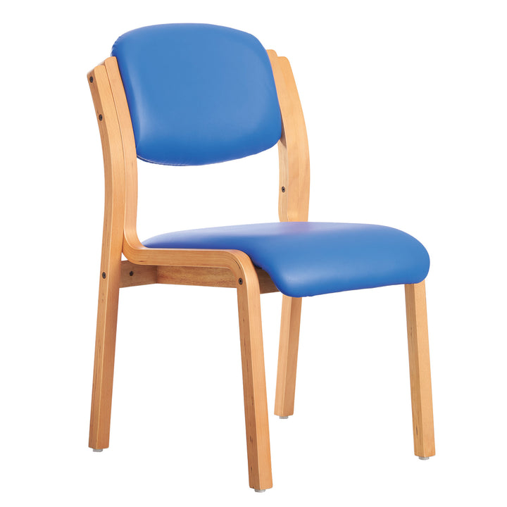 Dart wooden frame stackable chair