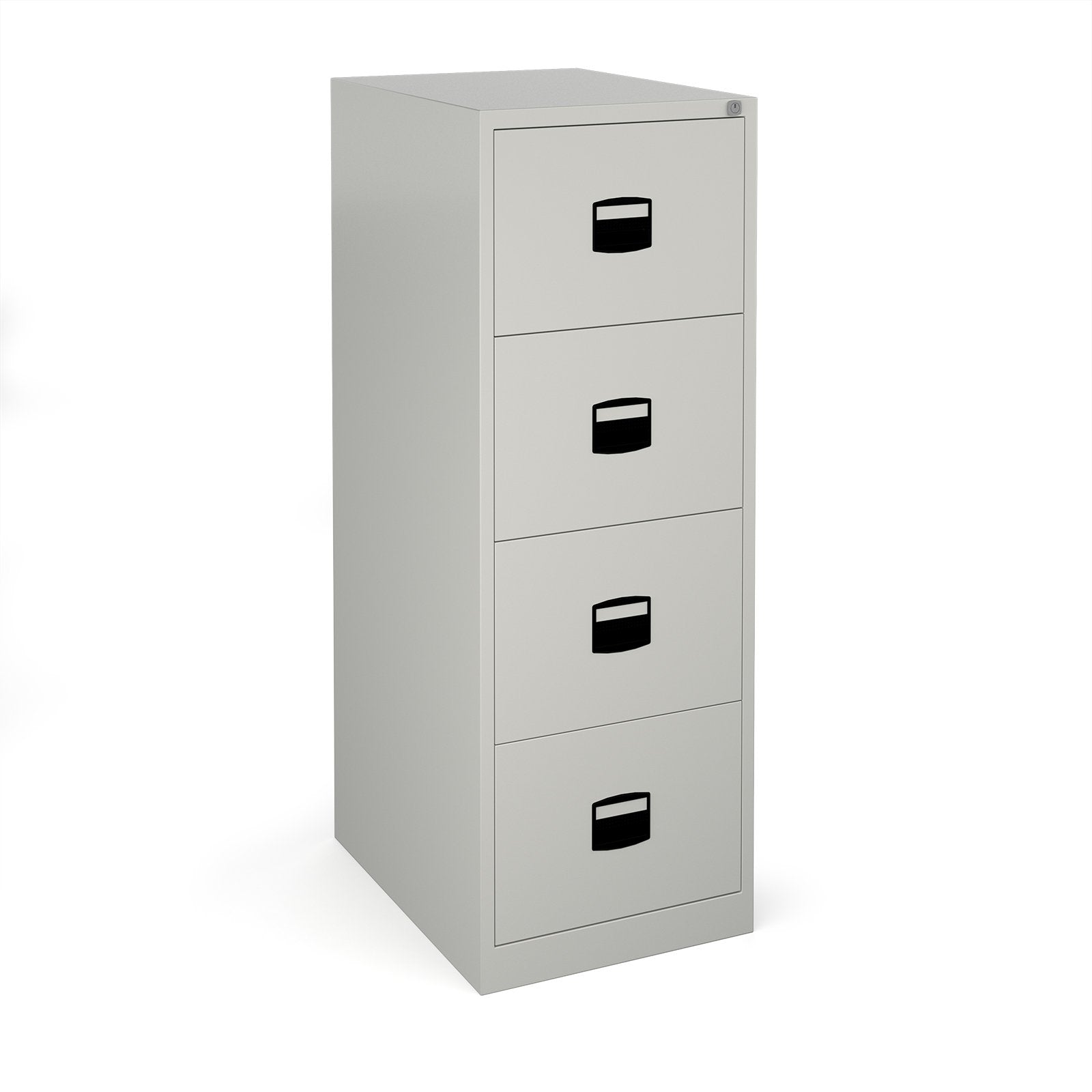 Steel Contract Filing Cabinet - 4 Drawer - Black