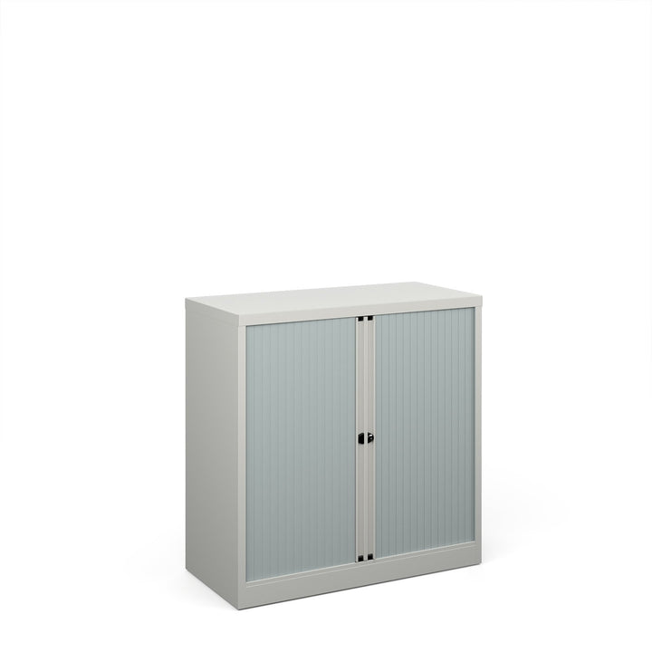 Bisley Systems Storage Tambour Cupboard 1000mm High - Grey