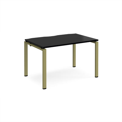 Adapt single desk 800mm deep - E128-GN-BK