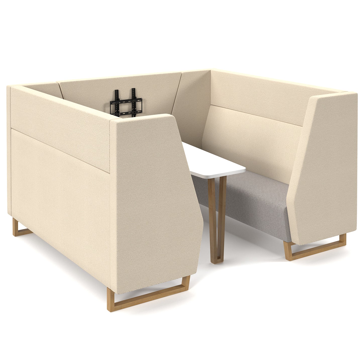 Encore high back meeting booth - ENC-POD06-WF