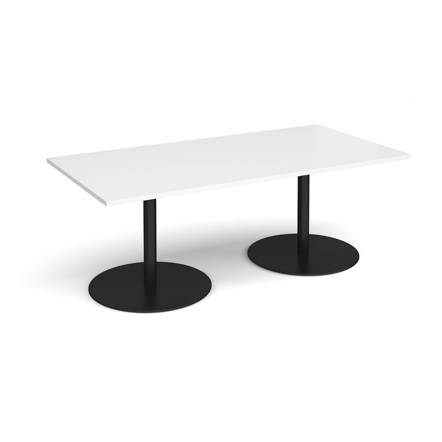 Eternal rectangular boardroom table - ETN20-K-WH