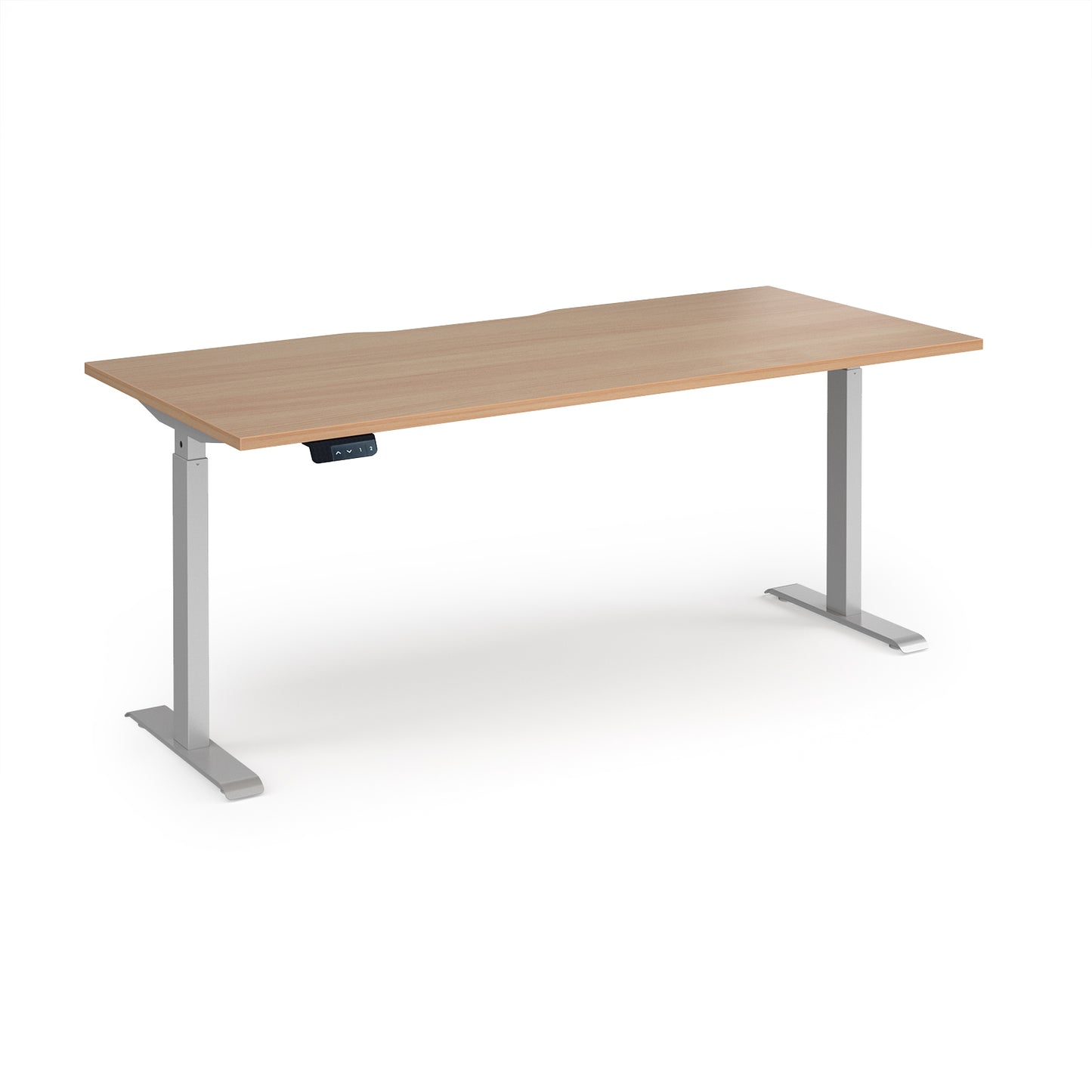 Elev8 Contract straight sit-stand desk 800mm deep - EVC-1800-S-B