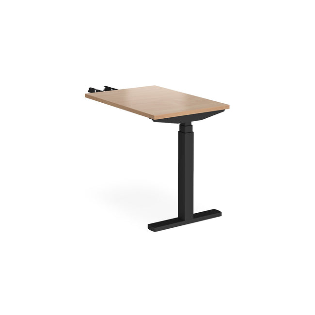 Elev8 Touch sit-stand return desk 800mm deep