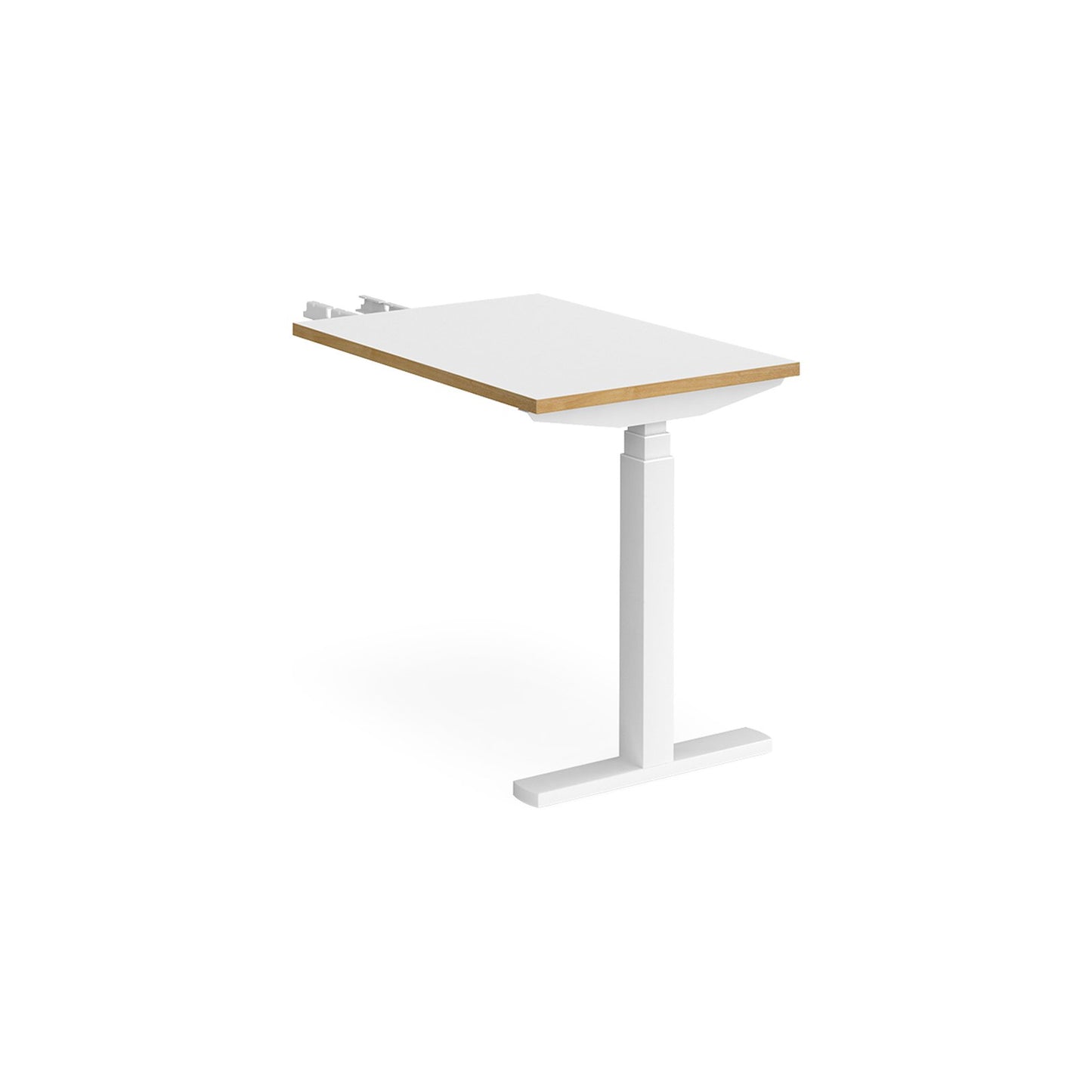 Elev8 Touch sit-stand return desk 800mm deep