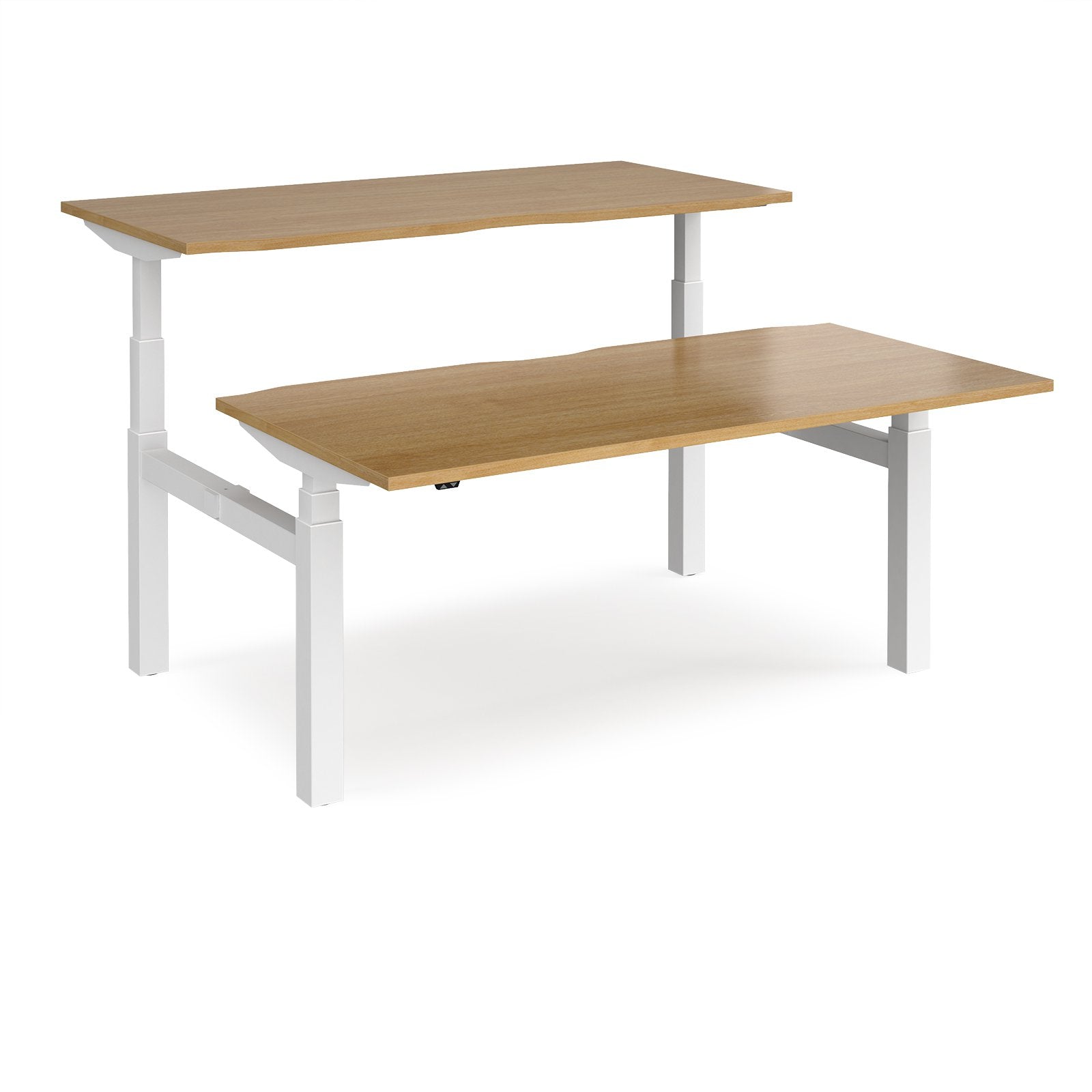 Elev8 Luxe Sit-Stand Back-To-Back Desks 1200mm - 1800mm