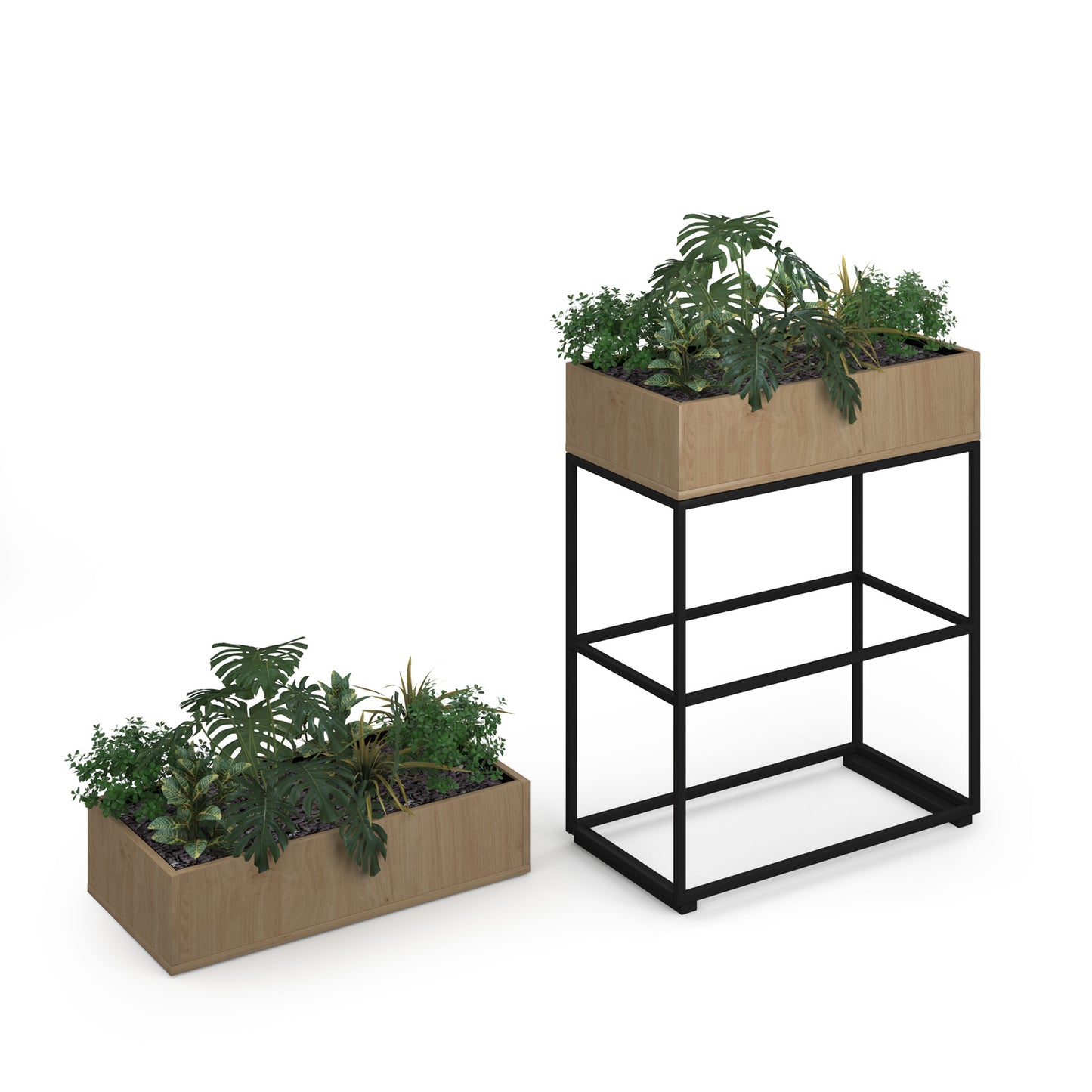 Flux modular storage planter box