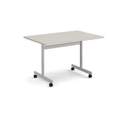 Rectangular flip top meeting table - FLP12-S-LG
