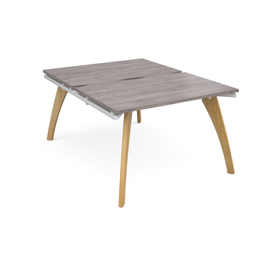 Fuze back to back desks 1600mm deep - FZ1216-WH-GO