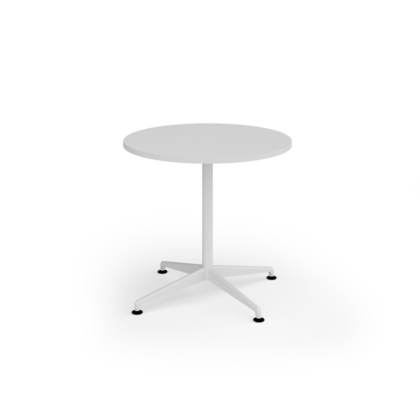 Loft circular dining table - LTDC8-WH-WH