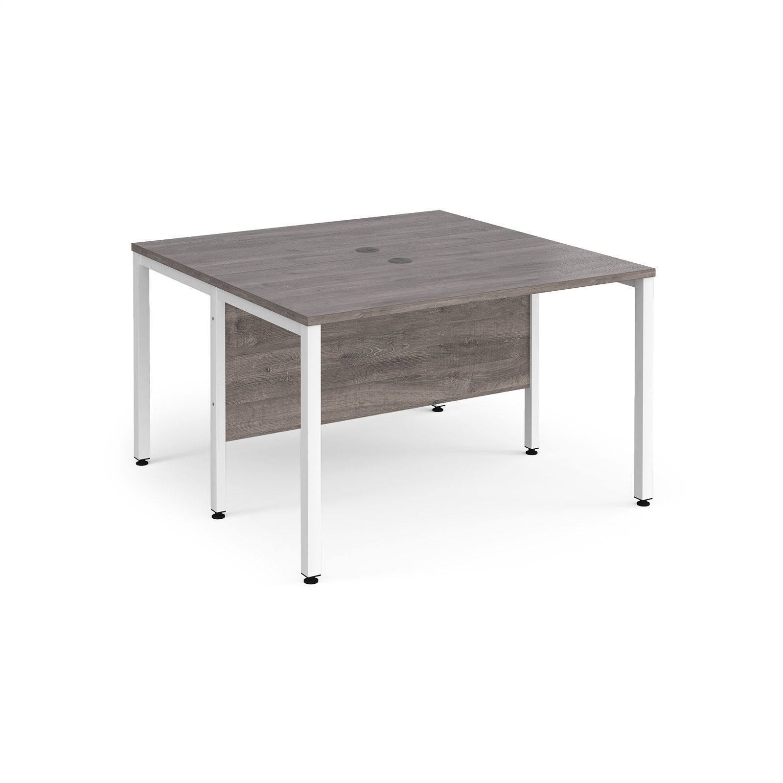 Maestro 25 bench back to back straight desks 1200mm
