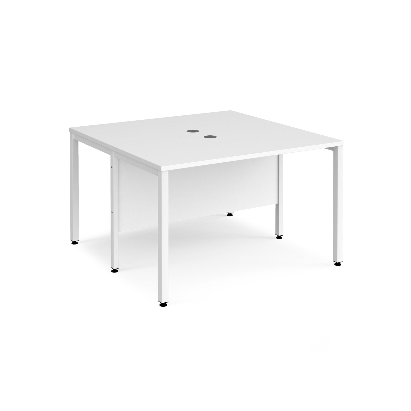 Maestro 25 bench back to back straight desks 1200mm
