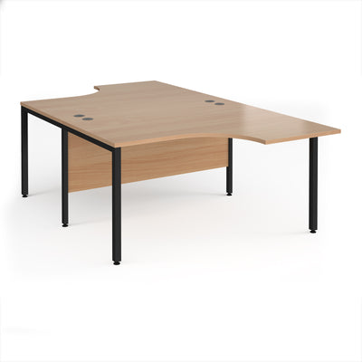Maestro 25 bench back to back ergonomic desks - MB14EBKB