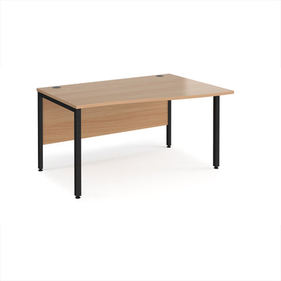 Maestro 25 bench right hand wave desk - MB14WRKB
