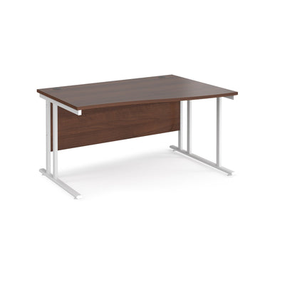 Maestro 25 Right Hand Wave Workstation Desk – Cantilever Frame – Multiple Sizes & Colour Options