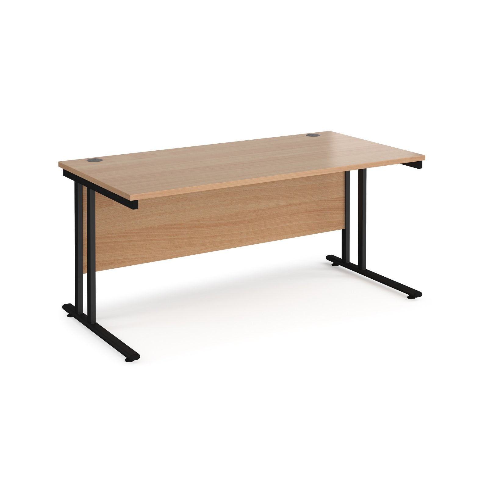 Maestro 25 Straight Office Desks – 800mm Deep Cantilever Workstation Desks – Available in Multiple Sizes & Colours