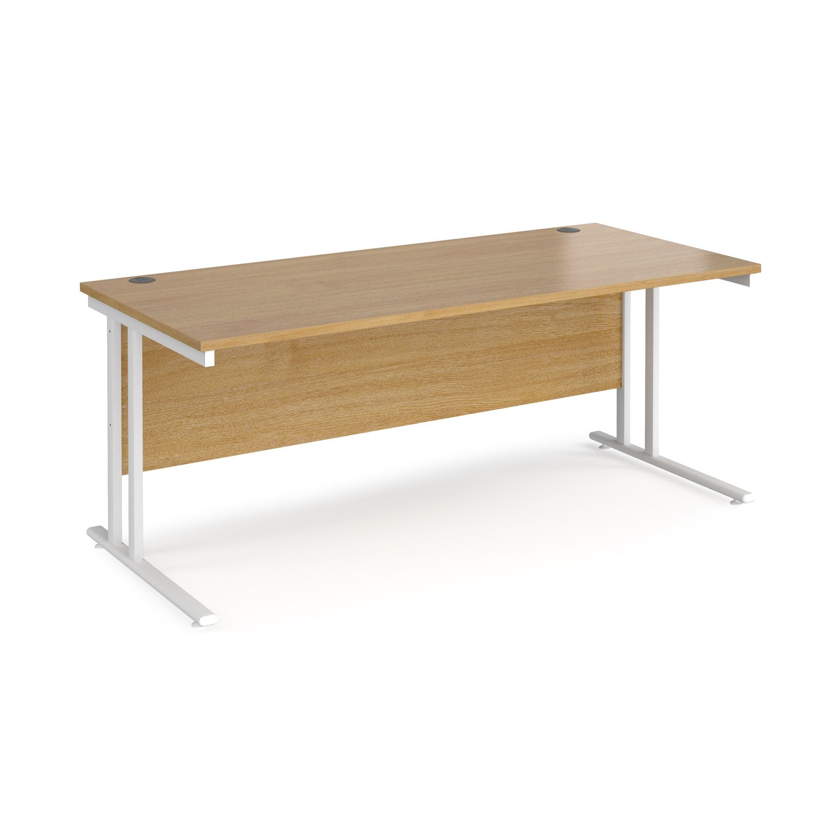 Maestro 25 Straight Office Desks – 800mm Deep Cantilever Workstation Desks – Available in Multiple Sizes & Colours
