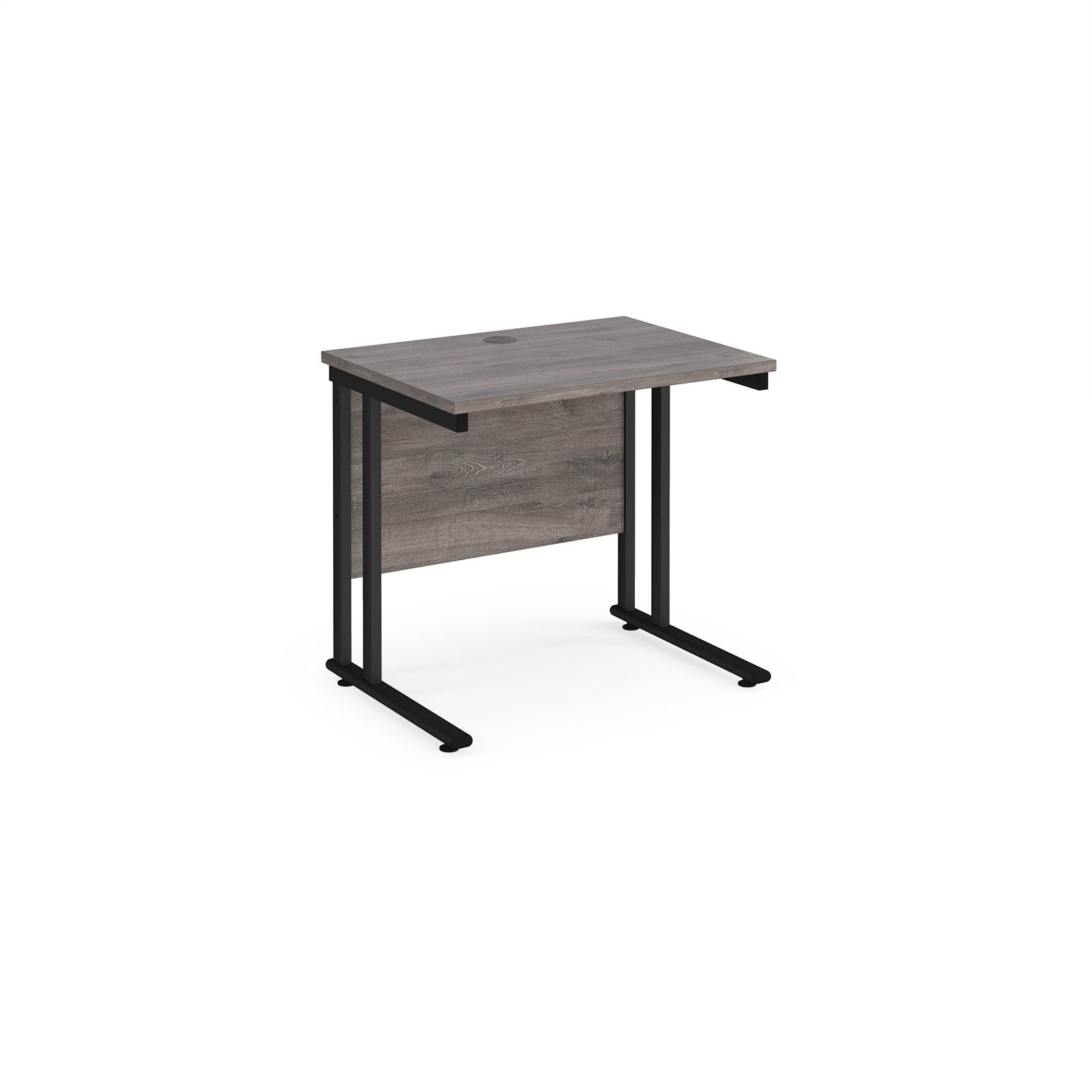 Rectangular Office Desk – 600mm Deep with Silver Cantilever Frame
