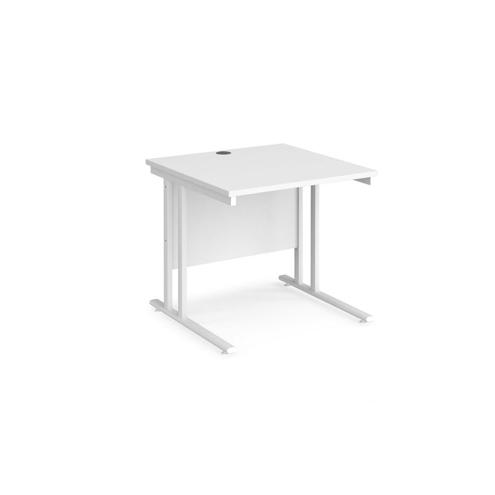 Maestro 25 Straight Workstation Desk – 800mm Deep Office Desk – Available in Multiple Sizes & Colours