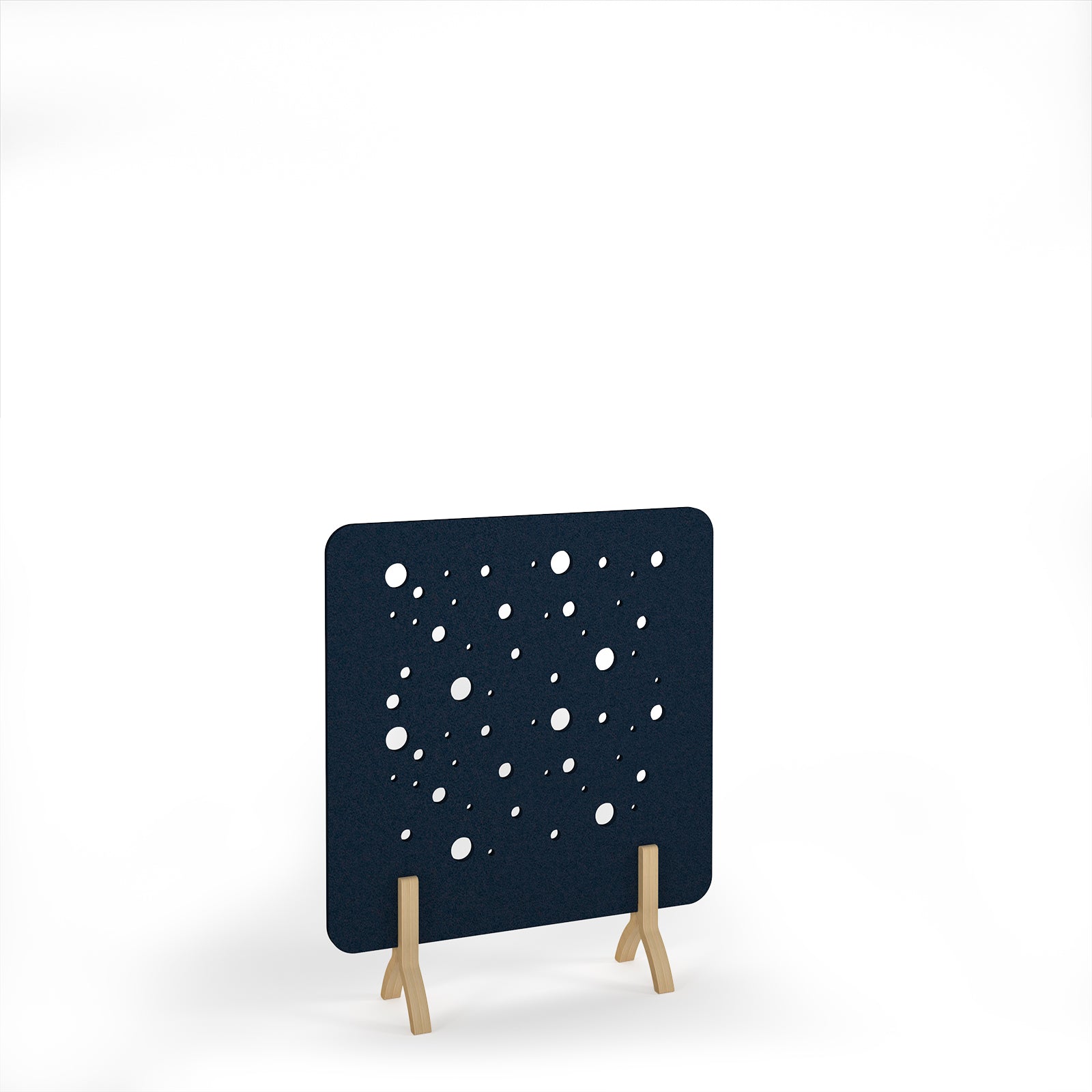Moon Accoustic Floor Standing Screen Wooden Legs