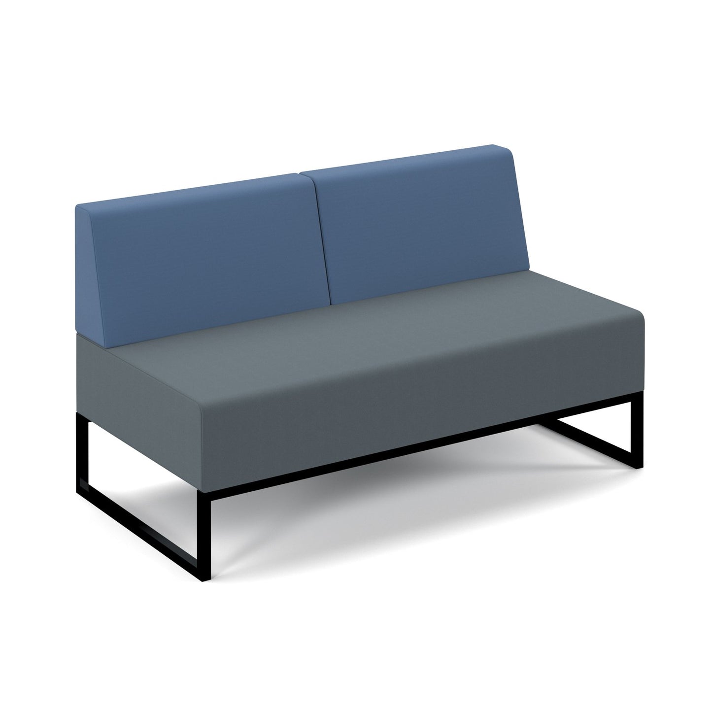 Nera modular double seat with back