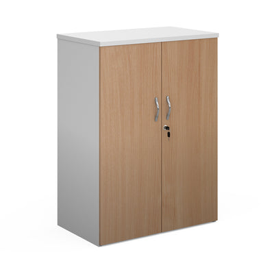 Duo double door cupboard - R1090DD-WHB