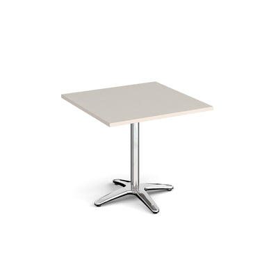 Roma square dining table with 4 leg base - RDS800-LG