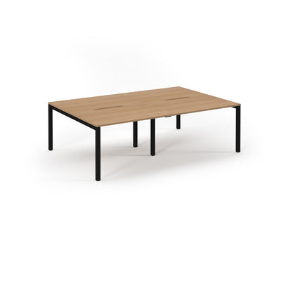 Connex 2 Double Back to Back Desks - SCO2416-K-B