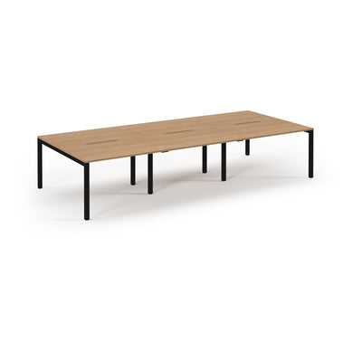 Connex 2 Triple Back to Back Desks - SCO3616-K-B