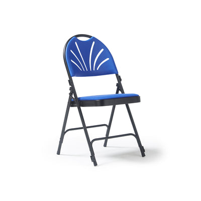 Spira steel folding chair - SPA100-K-BL