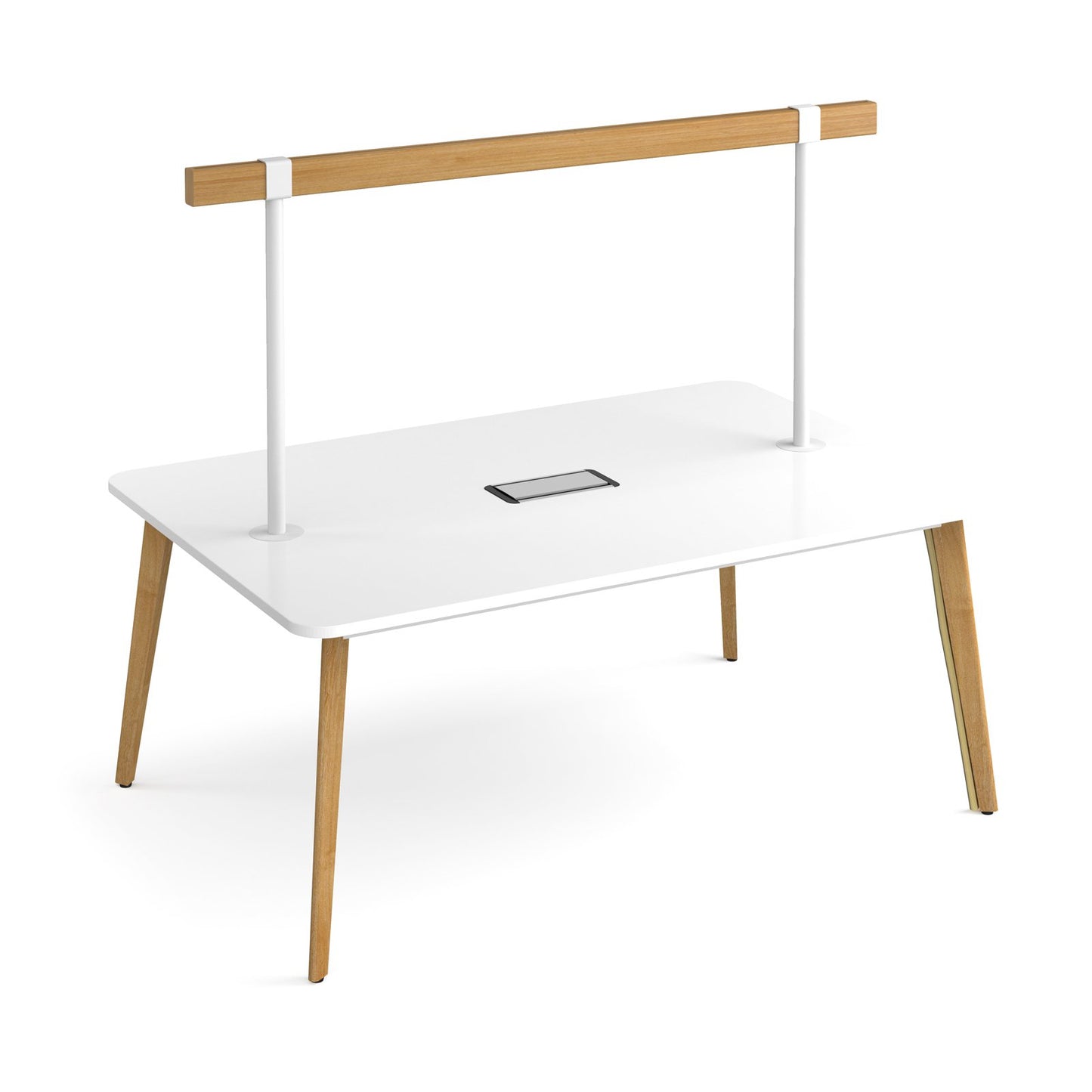 Saxon worktable with high level tool rail