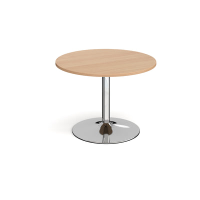 Trumpet base circular boardroom table - TB10C-C-B