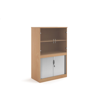 Systems combi unit with tambour and glass doors - TG16B