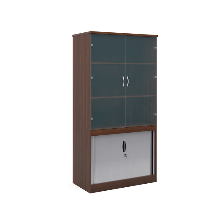 Systems combi unit with tambour and glass doors (Part 3)