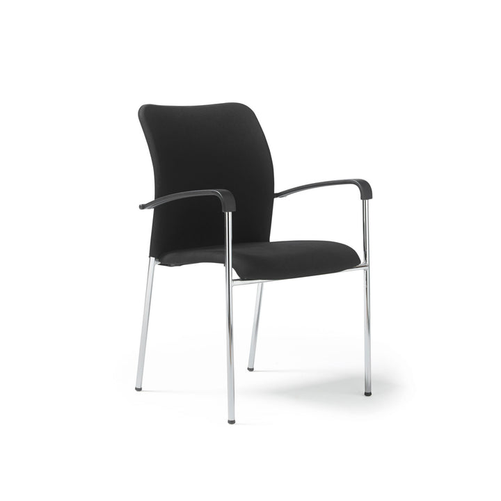 Tori 4 leg mesh back meeting chair with arms
