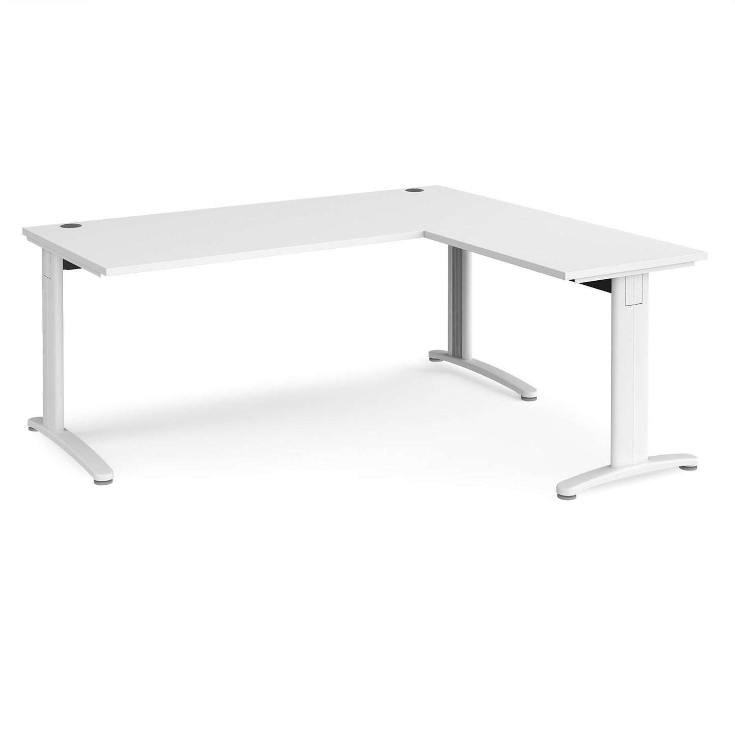 TR10 single desk with return